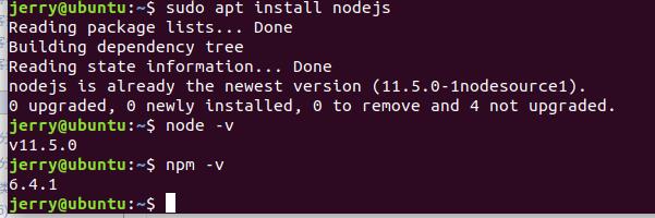 Ubuntu安装最新版的nodejs - 文章图片